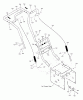 Murray C950-52721-0 (1695427) - Craftsman 24" Dual Stage Snow Thrower (2007) (Sears) Ersatzteile Handle Assembly
