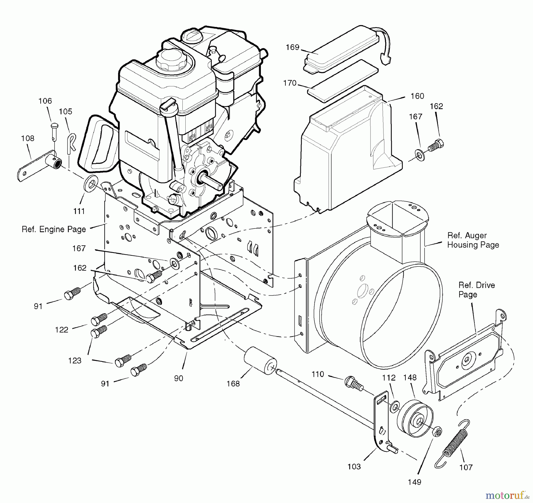 Murray Schneefräsen C950-52726-0 (1695436) - Craftsman 30