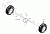 Murray C950-52730-0 (1695383) - Craftsman 27" Dual Stage Snow Thrower (2007) (Sears) Ersatzteile Wheels