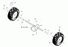 Murray C950-52731-0 (1695384) - Craftsman 27" Dual Stage Snow Thrower (2007) (Sears) Ersatzteile Wheels