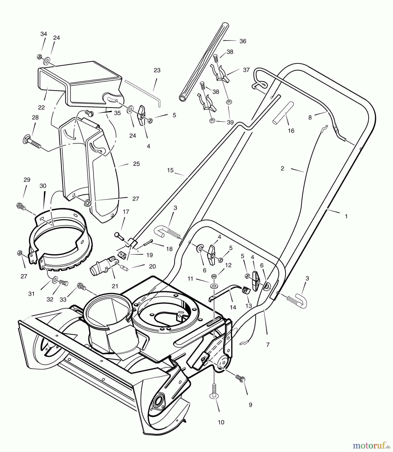  Murray Schneefräsen C950-52734-0 - Craftsman 21