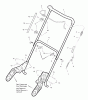 Murray C950-52735-0 - Craftsman 22" Single Stage Snow Thrower (2007) (Sears) Ersatzteile Handle Assembly