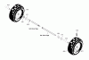 Murray C950-52850-0 (1695560) - Craftsman 27" Dual Stage Snow Thrower (2008) (Sears) Ersatzteile Wheels