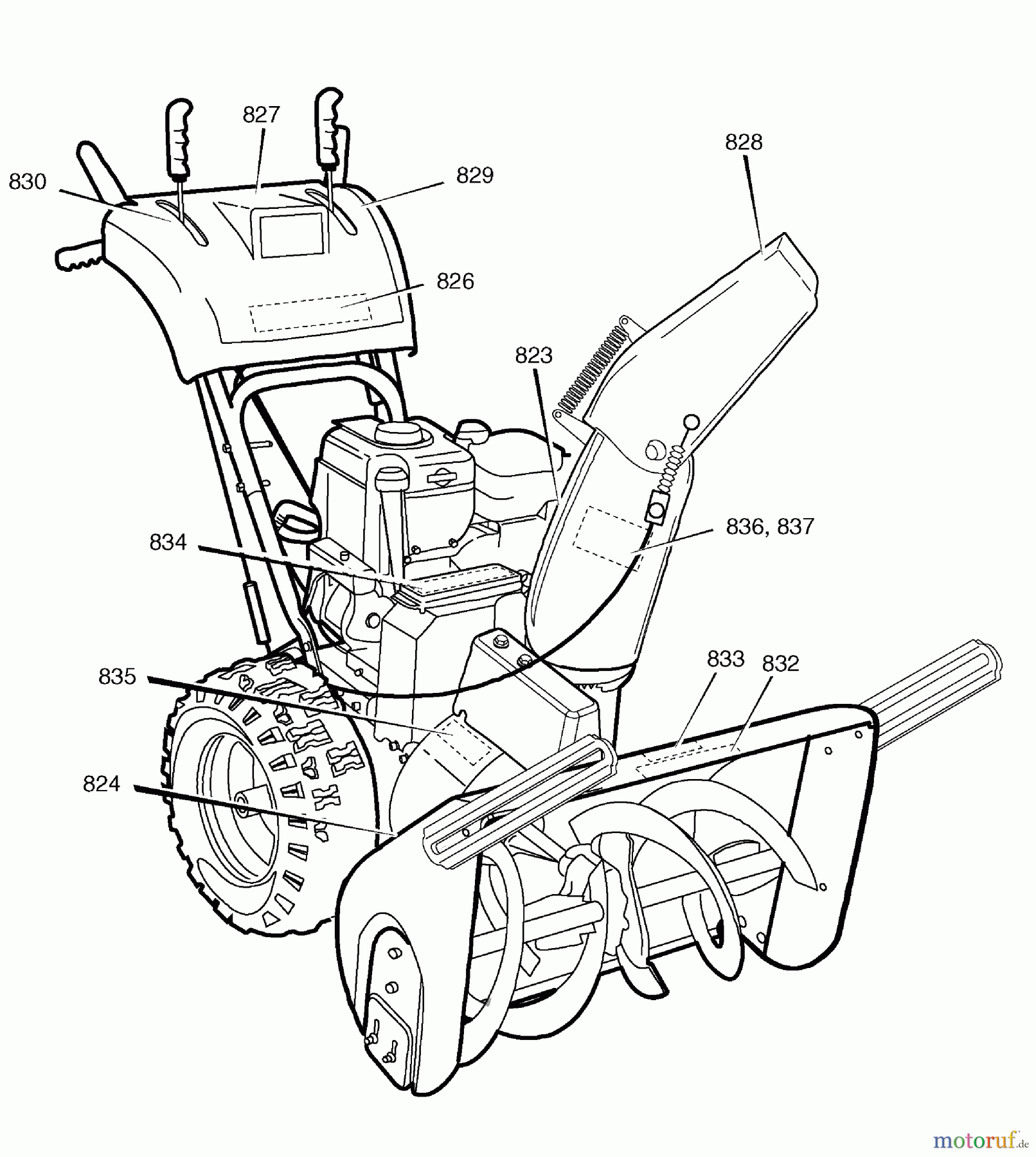 Murray Schneefräsen C950-52771-0 (1695386) - Craftsman 31