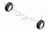 Murray C950-52813-0 (1695559) - Craftsman 27" Dual Stage Snow Thrower (2008) (Sears) Ersatzteile Wheels