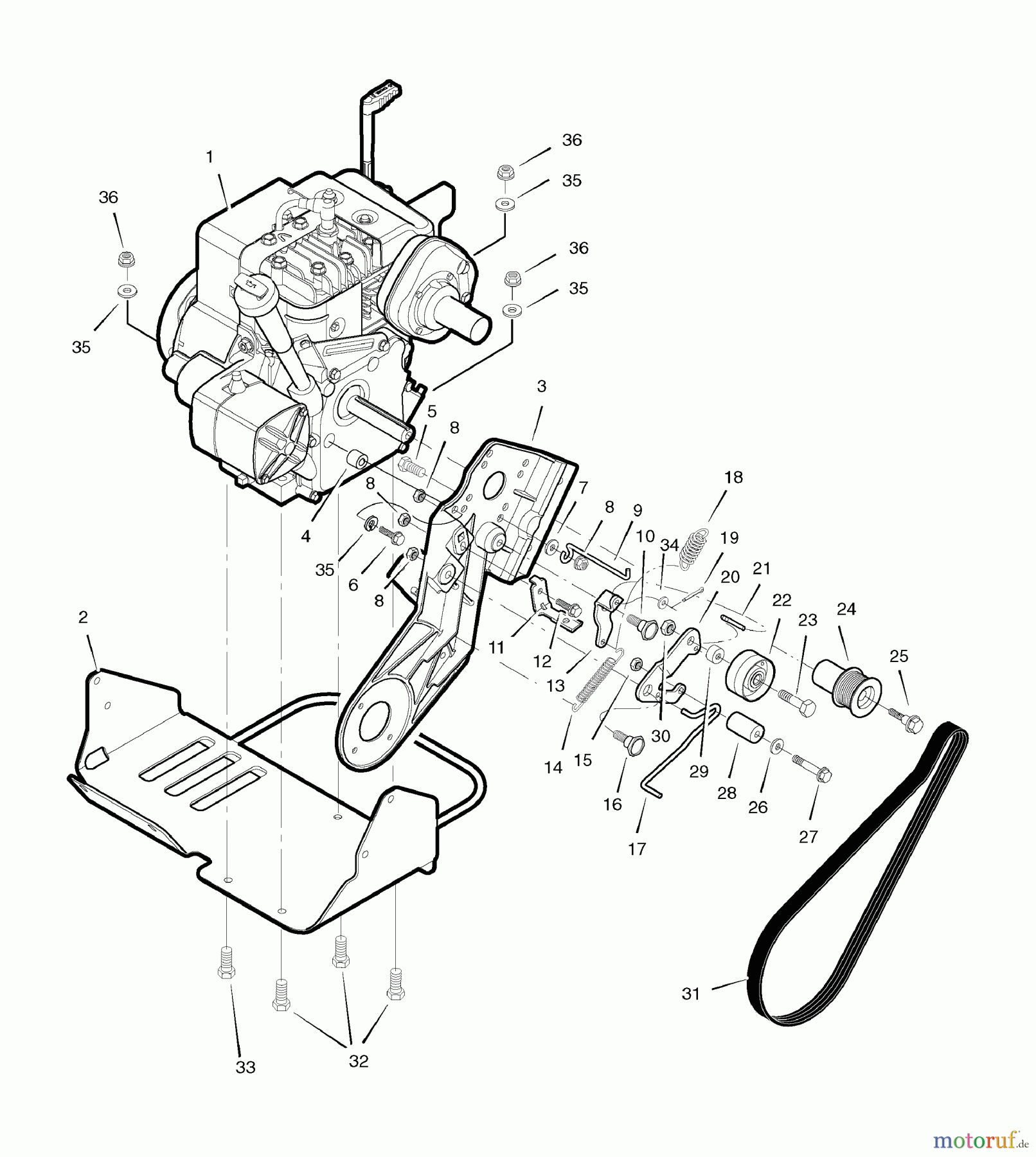 Murray Schneefräsen C950-52844-1 (1695771) - Craftsman 22