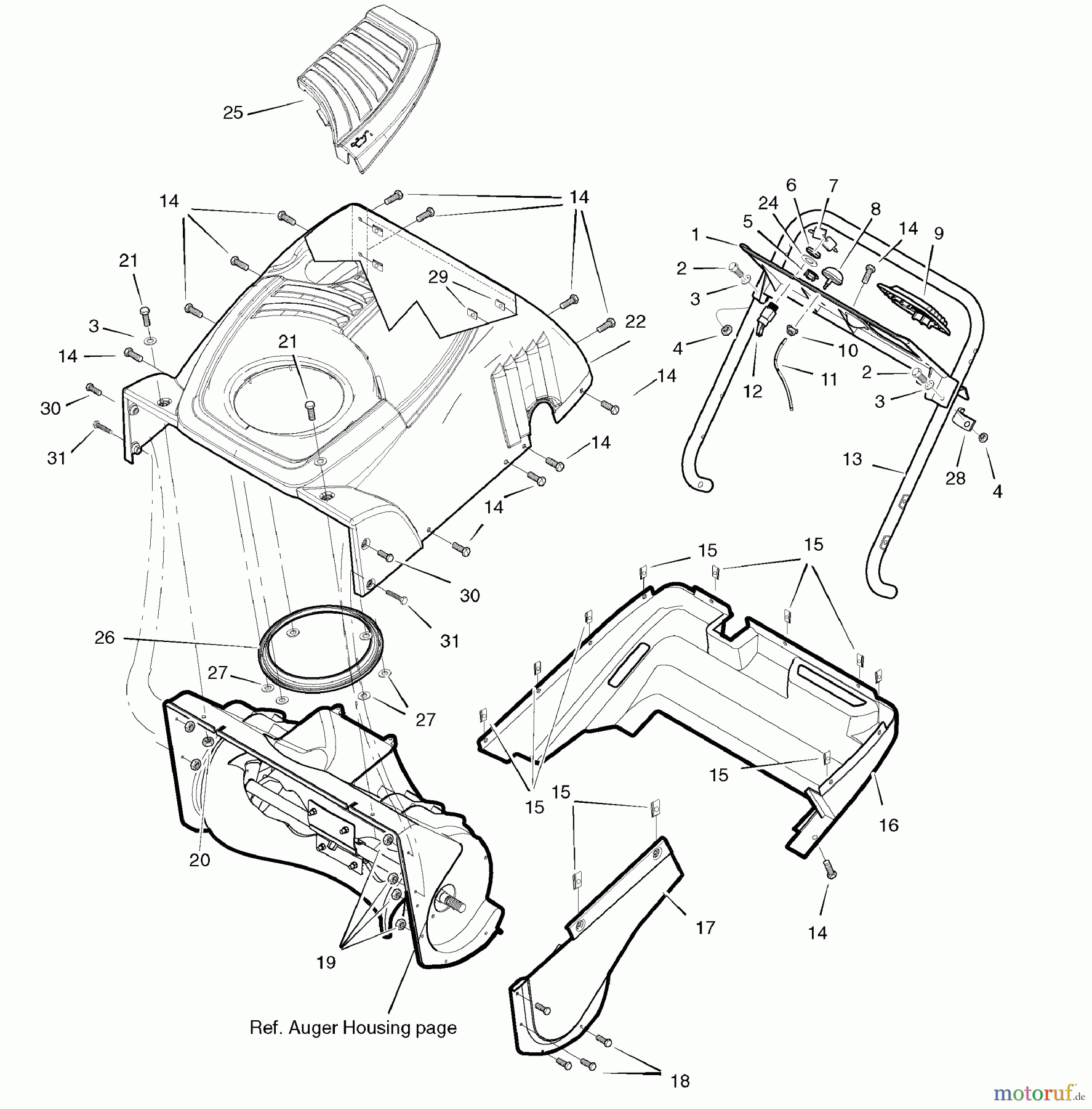 Murray Schneefräsen C950-52844-1 (1695771) - Craftsman 22