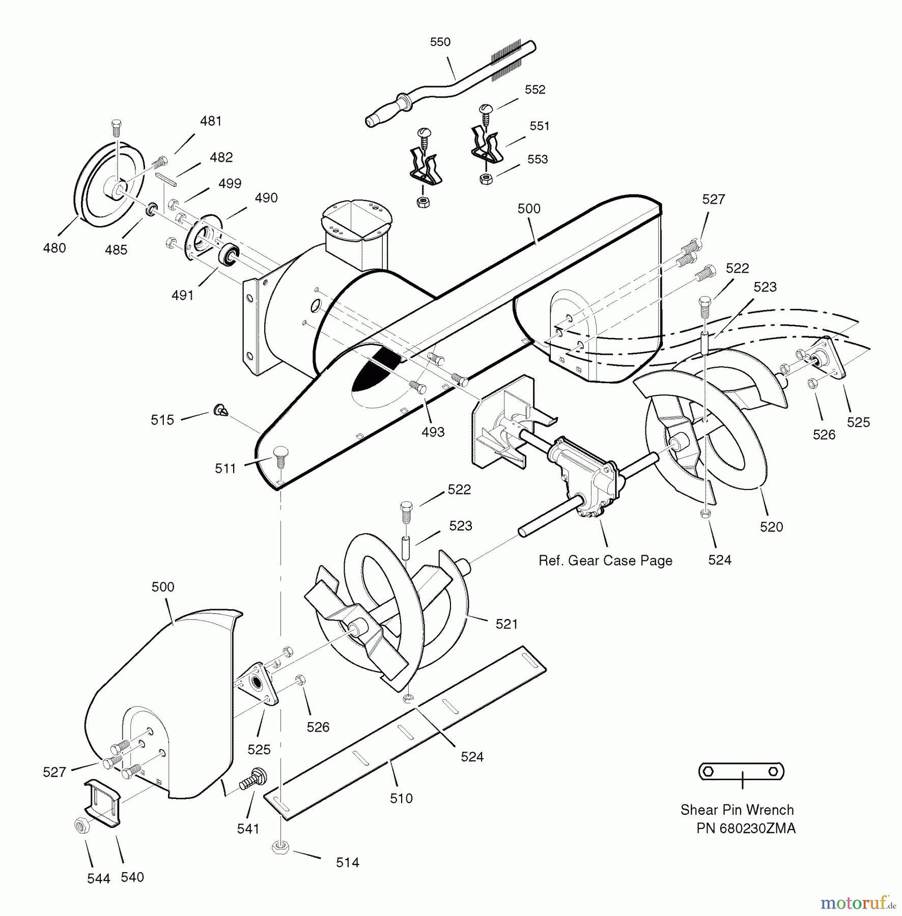 Murray Schneefräsen C950-52946-1 (1695739) - Craftsman 24