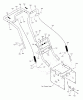 Murray C950-52847-0 (1695558) - Craftsman 24" Dual Stage Snow Thrower (2008) (Sears) Ersatzteile Handle Assembly