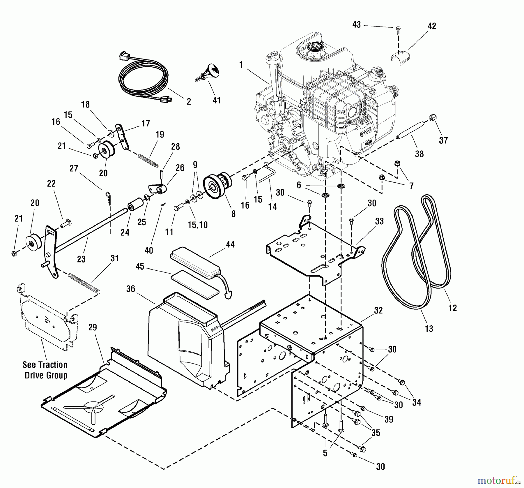 Murray Schneefräsen C950-52871-0 (1695564) - Craftsman 31