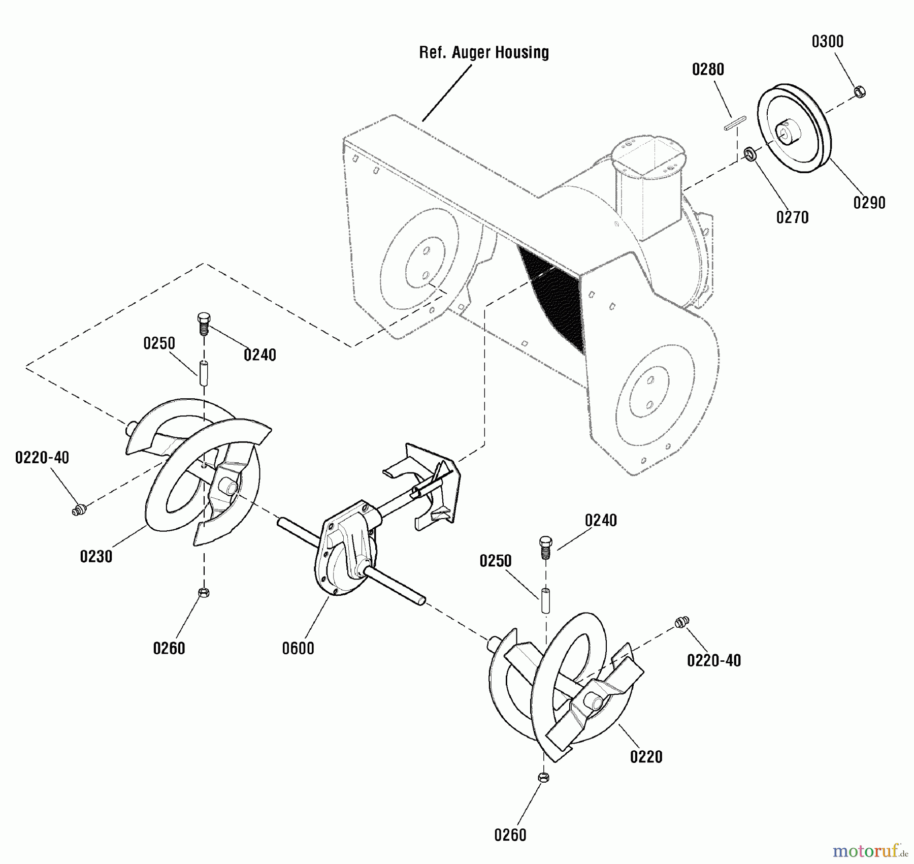 Murray Schneefräsen C950-52913-0 (1695741A) - Craftsman 27