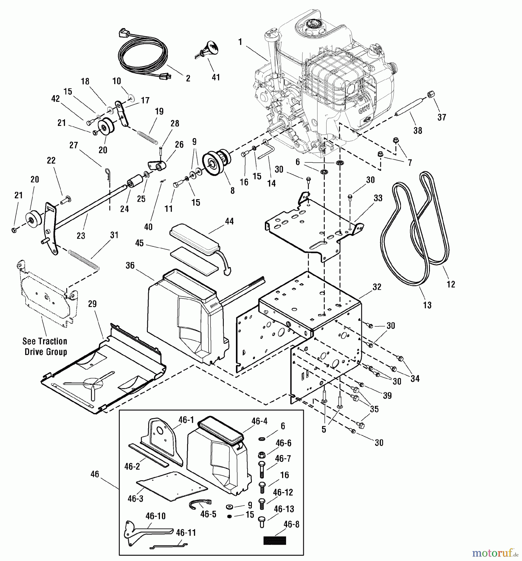 Murray Schneefräsen C950-52951-0 (1695744A) - Craftsman 31
