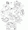 Murray C950-52913-0 (1695741A) - Craftsman 27" Dual Stage Snow Thrower (2009) (Sears) Ersatzteile Engine & Frame (2988753)