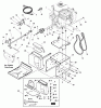 Murray C950-52943-0 (1695736) - Craftsman 27" Dual Stage Snow Thrower (2009) (Sears) Ersatzteile Engine & Frame (2988414)