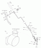 Murray C950-52946-1 (1695739) - Craftsman 24" Dual Stage Snow Thrower (2010) (Sears) Ersatzteile Chute Rod (2988762b)