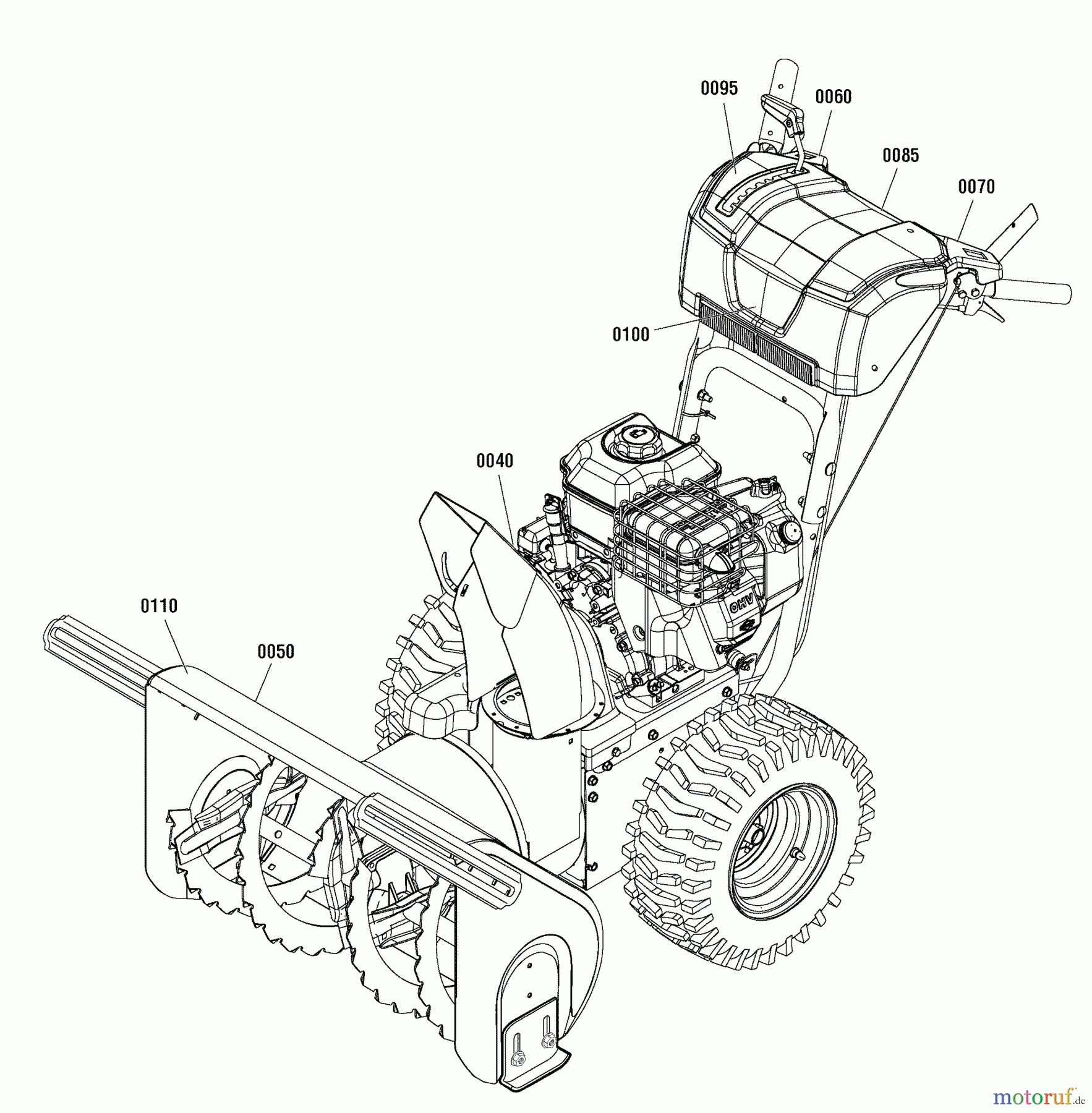Murray Schneefräsen C950-52951-0 (1695744A) - Craftsman 31