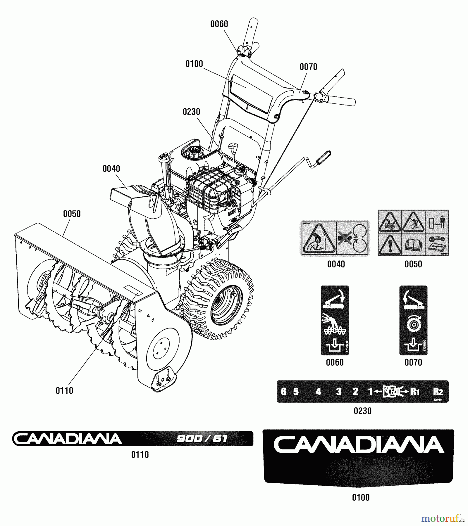 Murray Schneefräsen CH61900 (1696052) - Canadiana 24