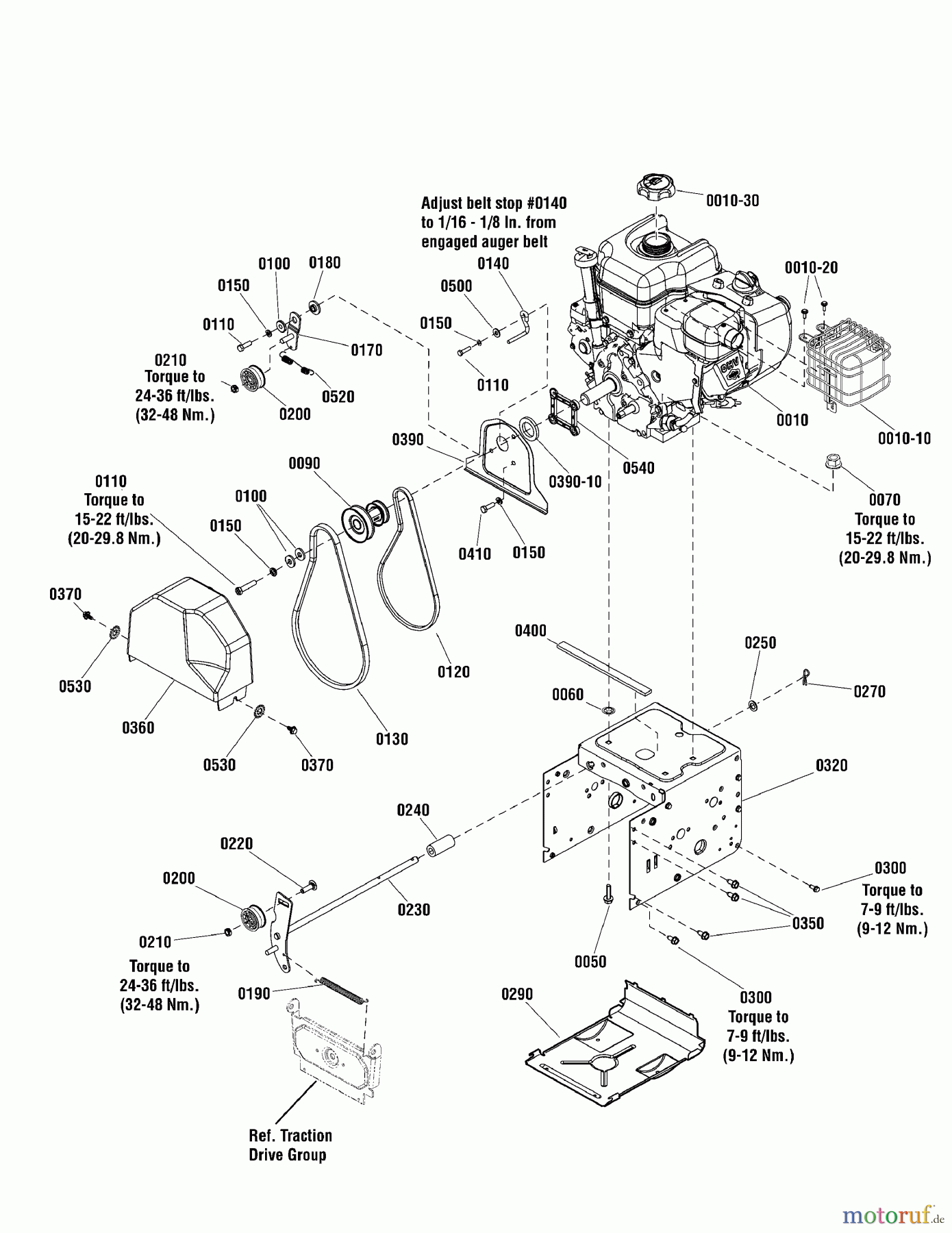  Murray Schneefräsen CL61750R (1696226-00) - Canadiana 24