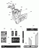 Murray M1227E (1695906) (1150/27) - B&S 27" Dual Stage Snow Thrower (2010) Ersatzteile Decals Group (2989299)