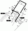 Murray ST0320 (620351x16NB) - Frontier 20" Single Stage Snow Thrower (2004) Ersatzteile Handle Assembly