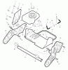 Murray ST0522 (622594x16NA) - Frontier 22" Single Stage Snow Thrower (2006) Ersatzteile Frame and Fuel Tank