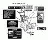 Murray ST0726 (626750x16C) - Frontier 26" Dual Stage Snow Thrower (2005) Ersatzteile Decals