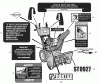 Murray ST0927 (627904x16B) - Frontier 27" Dual Stage Snow Thrower (2004) Ersatzteile Decals