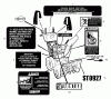 Murray ST0927 (627954x16A) - Frontier 27" Dual Stage Snow Thrower (2005) Ersatzteile Decals