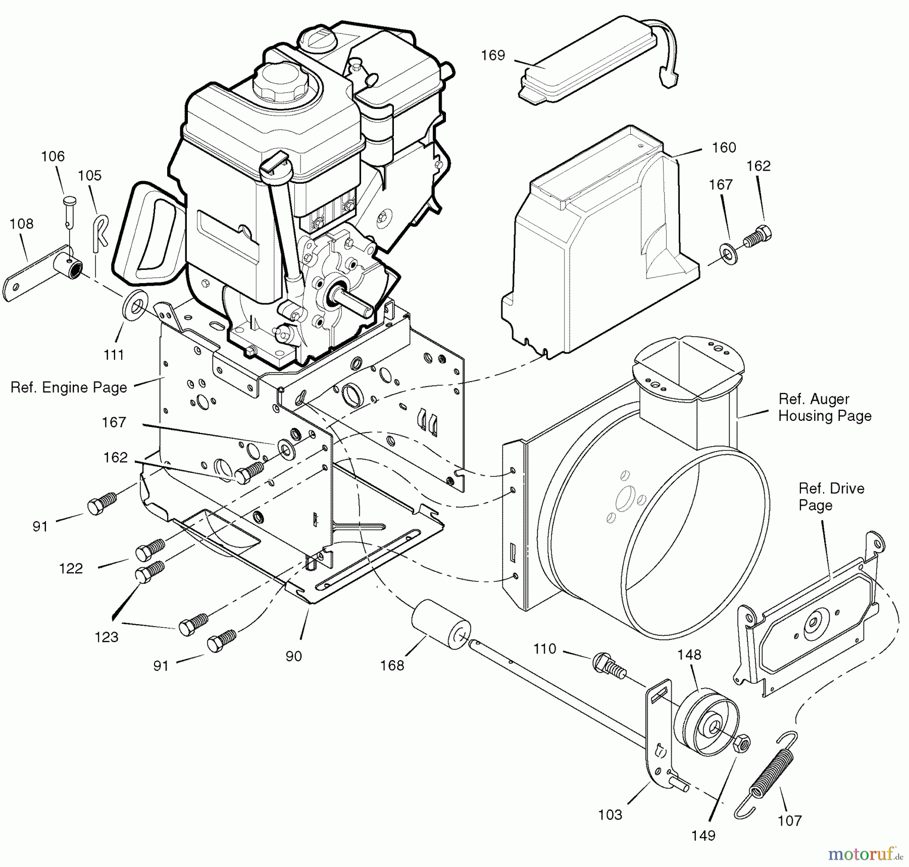  Murray Schneefräsen ST1028 (628104x16B) - Frontier 28
