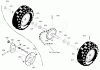 Murray ST1129 (629110x16B) - Frontier 29" Dual Stage Snow Thrower (2004) Ersatzteile Wheels