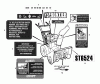 Murray ST6524 (624650x16A) - Frontier 24" Dual Stage Snow Thrower (2006) Ersatzteile Decals