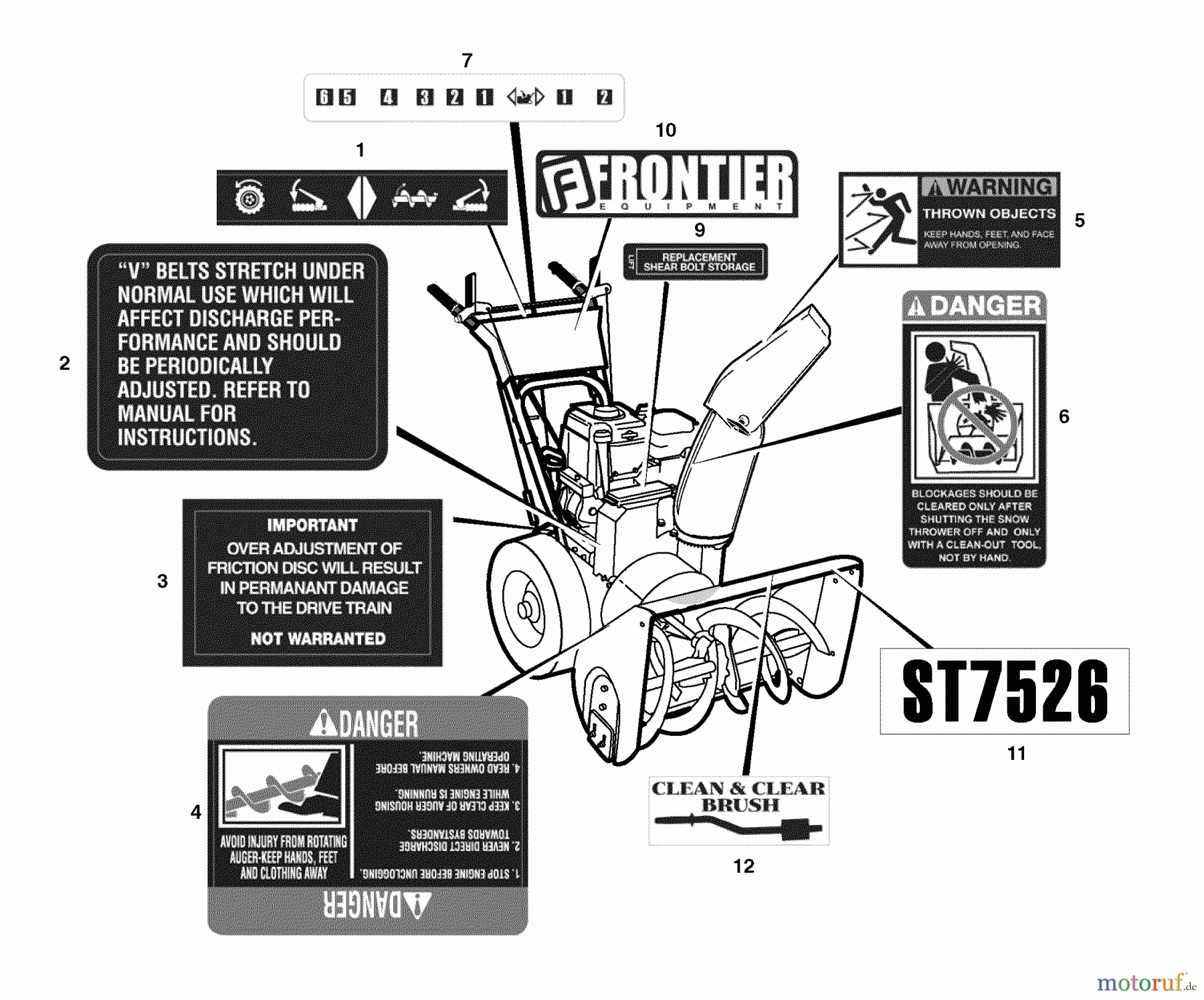 Murray Schneefräsen ST7526 (626752x16A) - Frontier 26