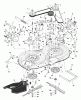 Murray 40542A - 40" Lawn Tractor (1997) Ersatzteile Mower Housing