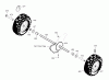 Murray ST7526 (626752x16B) - Frontier 26" Dual Stage Snow Thrower (2007) Ersatzteile Wheels