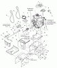 Murray ST8526 (1694997) - Frontier 26" Dual Stage Snow Thrower (2006) Ersatzteile Engine and Frame Group - Standard (2987252_2987253)