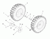 Murray ST8526 (1695319) - Frontier 26" Dual Stage Snow Thrower (2007) Ersatzteile Wheels and Tires Group (2987263_2987264)