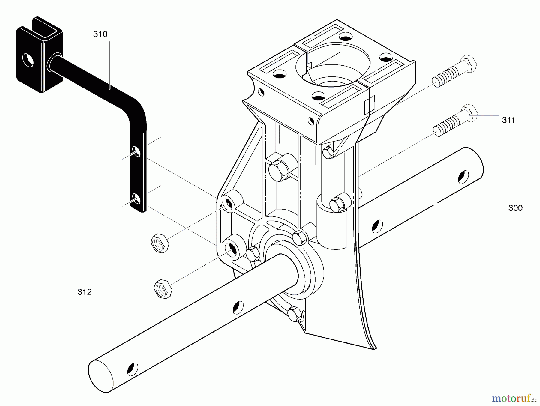 Murray Motorhacken und Kultivierer 11052x30B - Murray Cultivator (2000) Transmission Assembly