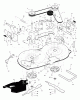 Murray 40542B - 40" Lawn Tractor (1997) Ersatzteile Mower Housing