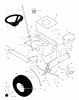 Murray 40542B - 40" Lawn Tractor (1997) Ersatzteile Steering