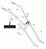 Murray 11052x6B - Ultra Cultivator (2000) Ersatzteile Handle Assembly