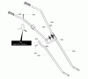 Murray 11052x6C - Ultra Cultivator (2002) Ersatzteile Handle Assembly