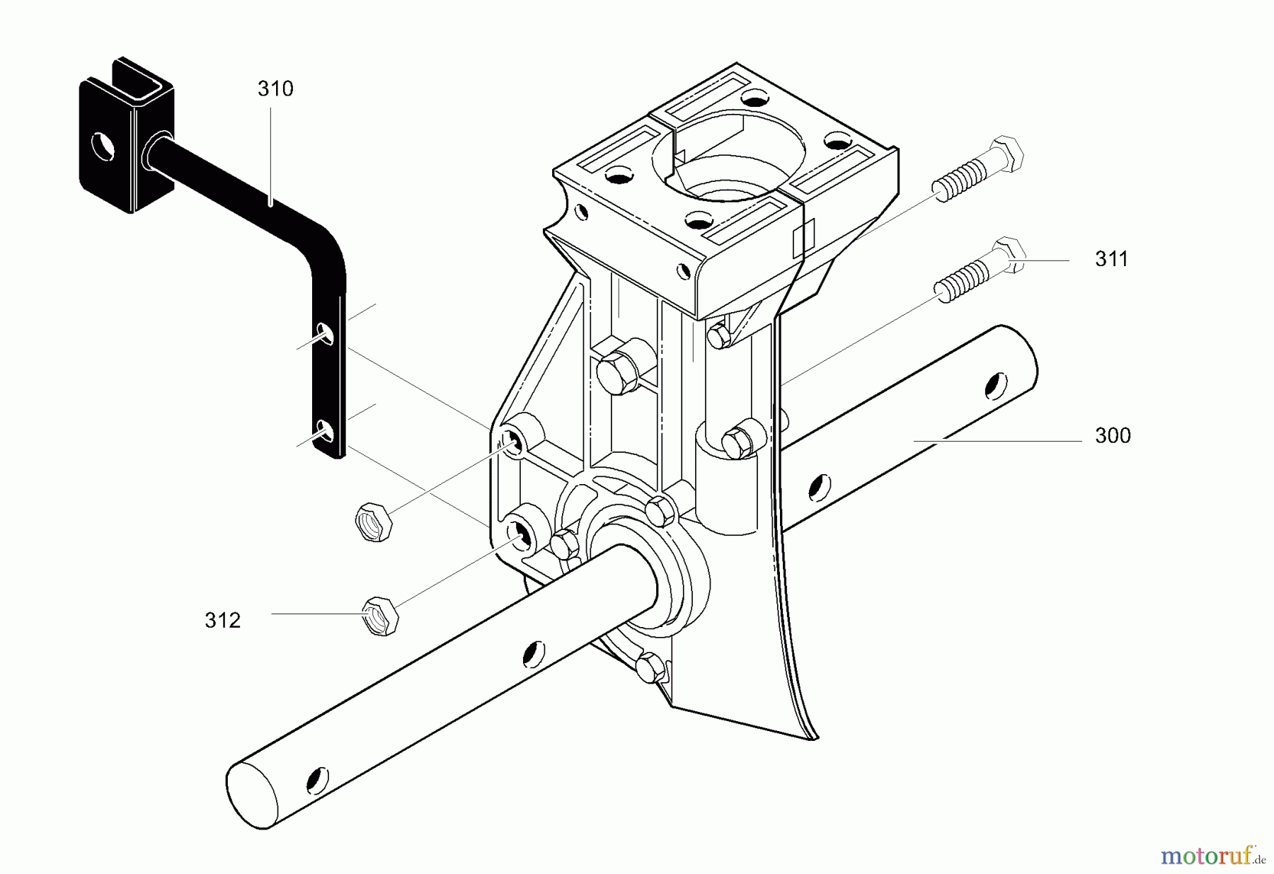 Murray Motorhacken und Kultivierer 11052x6C - Murray Ultra Cultivator (2002) Transmission Assembly
