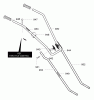 Murray 11053x92A - B&S/ Cultivator (2005) (Walmart) Ersatzteile Handle Assembly