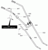 Murray 536.29252400 - Craftsman Cultivator (2004) (Sears) Ersatzteile Handle Assembly