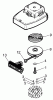 Murray 536.29252400 - Craftsman Cultivator (2004) (Sears) Ersatzteile Rewind Starter