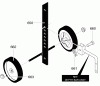 Murray 536.29252400 - Craftsman Cultivator (2004) (Sears) Ersatzteile Wheel Support Assembly