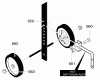 Murray C950-62909-3 - Craftsman Cultivator (2005) (Sears) Ersatzteile Wheels