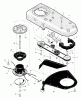 Murray TM6000x5A - Walk-Behind String Trimmer (2004) Ersatzteile Cutter Drive Assembly