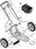 Murray TM6100x5NA - Walk-Behind String Trimmer (2004) Ersatzteile Mower Housing & Handle Assembly