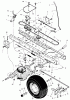 Murray 405601x30A - 40" Lawn Tractor (2003) Ersatzteile Drive Assembly